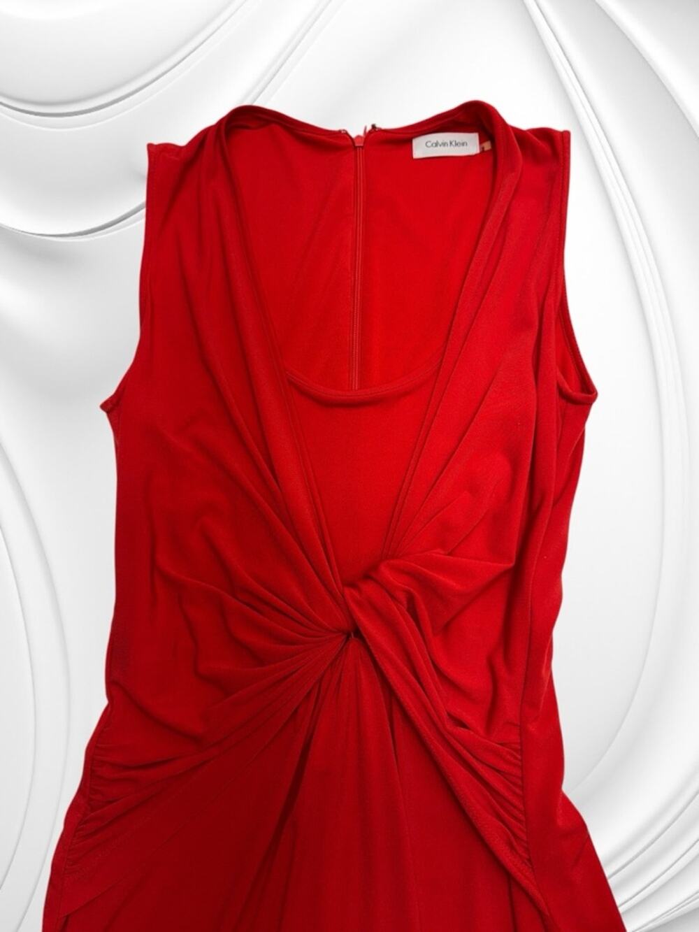 CALVIN KLEIN Women’s 2 Red Dress
